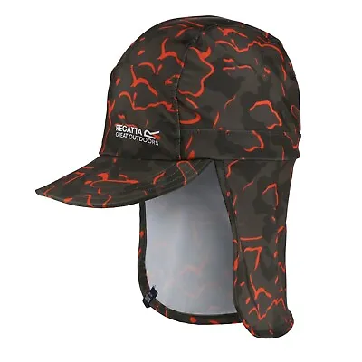 Regatta Kids Protect Cap Sun UV Protection Hat Neck Shade • £7.18