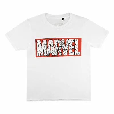 Official Marvel Kids Marvel Web Spiderman T-shirt White 3-13 Years • £7.99