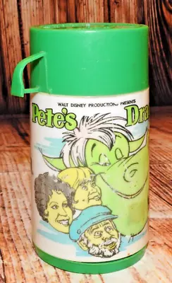 Vintage Pete's Dragon Aladdin Thermos 1977  NOT MINT • $39.95