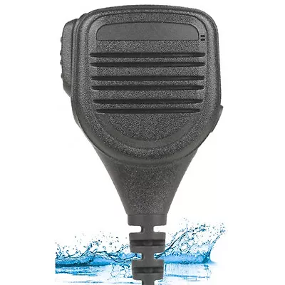 Heavy Duty Compact IP67 Speaker Mic 3.5mm Jack For Motorola EX GL GP PRO Radios • $104.99