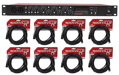 Focusrite Scarlett OctoPre 8-Channel Microphone Mic Preamp + (8) XLR Cables • $514.55