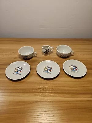 6 Piece Vintage Disney Parks Alice In Wonderland Tea Set Made In Japan Miniature • $11.45