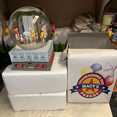 Macy’s Thanksgiving Day Parade 2000 Musical Waterglobe Limited Edition In Box • $49.99