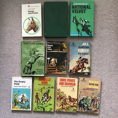 £25 • Buy Bundle Of Vintage Pony Books - Pullein Thompson Ruby Ferguson Monica Edwards