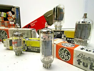 $241.99 • Buy Vintage Vacuum Tube Large Lot Bulk New Old Stock With Case GE RCA Zenith