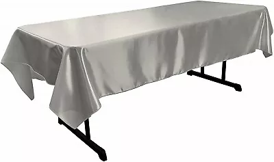 New Creations Fabric & Foam Inc Polyester Bridal Satin Rectangular Tablecloth • $16.99