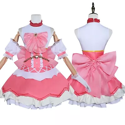 Puella Magi Madoka Magica Kaname Madoka Cosplay Costume Wig Party Full Dress • $65.99