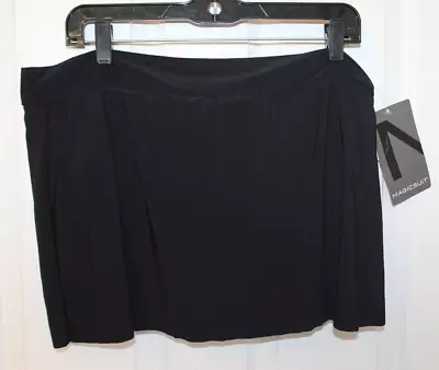 MAGICSUIT BLACK SWIMSUIT 16  Skort Skirt Skirted BRIEF Bottoms NWT • $29.99