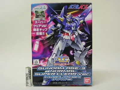 $79.99 • Buy Bandai Limited Advance Grade Gundam AGE-3 Normal Super Clear Ver.