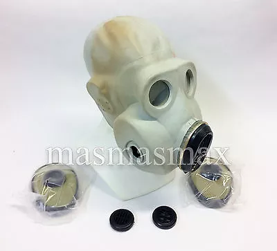 Vintage Soviet Gray Rubber Gas Mask PBF Gas Mask  PBF EO-19 SMALL • $28.92