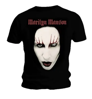 Marilyn Manson Red Lips Black T-Shirt - OFFICIAL • £11.99