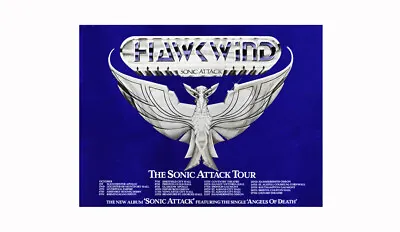 £59 • Buy Hawkwind The Sonic Attack Tour - Massive Poster