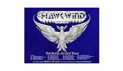 Hawkwind The Sonic Attack Tour - Massive Poster • £59