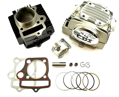 125cc Cylinder & Piston Kit 54mm Bore For ATV/Pit Bike Apollo CRF Lifan Engine • $126.99