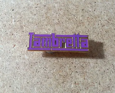 Lambretta - Rare Purple Enamel Badge • £4.99