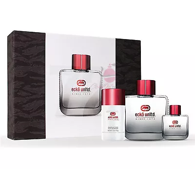 Ecko Unltd 72 Marc Ecko 3 PC Set For Men-3.4oz EDT Spray+2.5 Oz Deo+.5oz EDT Sp • $44.99