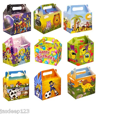 £3.49 • Buy 10 Childrens Themed Party Lunch Boxes Takeaway Boxes Birthday Wedding Food Box