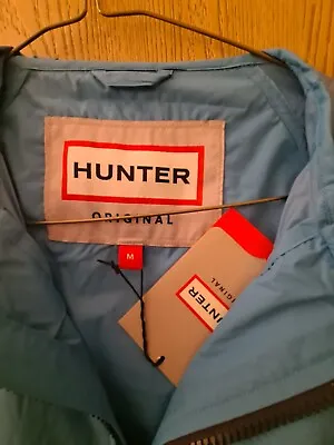 Men’s Hunter Original Packable Windbreaker Anorak Jacket Blue Size /M /NWT • $27