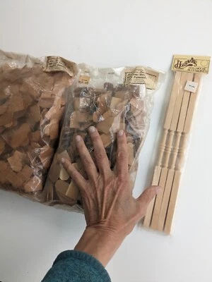 $25 • Buy Dollhouse Parts, Shingles And Porch Posts