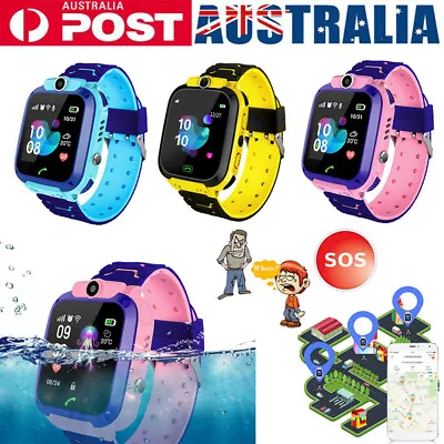 $22.32 • Buy Kids Tracker Smart Watch Phone SIM Alarm Camera SOS Call For Boys Girls Gift