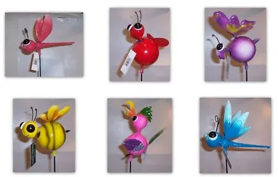 Fountasia Garden Stakes Dragonfly Ladybird Butterfly Bumblebee Bird • £9.99