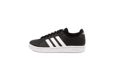 $59.12 • Buy Adidas Grand Court Base M Blk Wh Free Post
