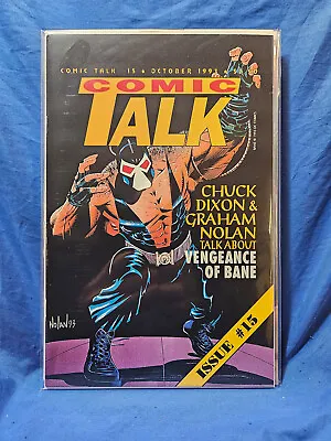 COMIC TALK #15 (BUFFALO 1993) Batman Vengeance Of Bane Nolan Cover VF+ • $14.99