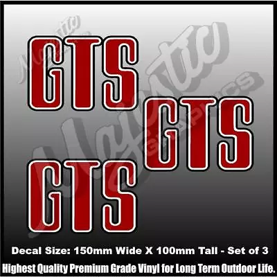 GTS - Holden - MONARO HJ - 150mm X 100mm - Set Of 3 - DECALS • $19.50