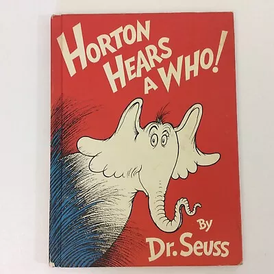 Horton Hears A Who Dr. Seuss Book Club Edition Vintage 1954 • $14.99
