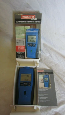 £12.99 • Buy Powerfix UltraSonic Distance Meter In Original Box + Manual