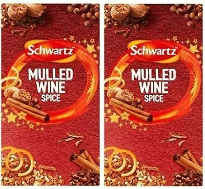 Schwartz Christmas Mulled Wine Spice 18g - 2 Boxes With 12 Sachets • £6.99