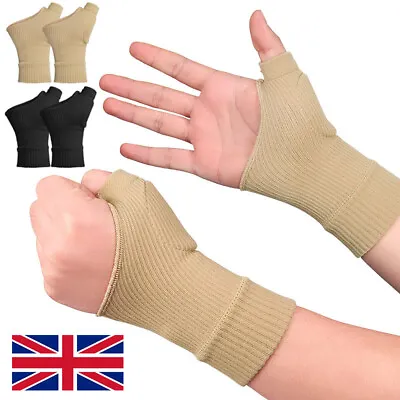 £3.99 • Buy 2xCompression Joint Care Wrist Brace Arthritis Gloves Thumb Support Pain Relief