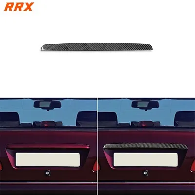 Real Carbon Fiber Rear Trunk Lid Spoiler Cover Decal For For E-Class W210 96-02 • $29.69