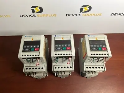 (3) Allen Bradley Variable Speed Drive 1.5KW 2HP     160-BA04NSF1P1   Ser C • $79