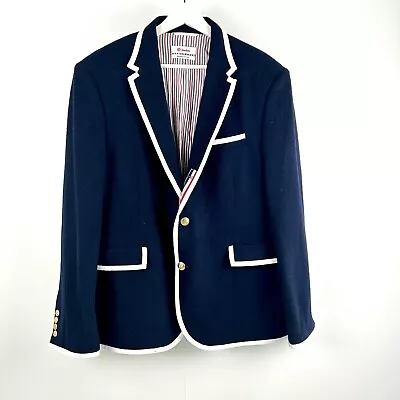 Thom Browne Neiman Marcus Target Blazer Jacket Size Large UK 16 Nautical Sailor • £175