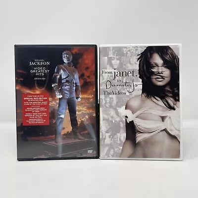 Michael Jackson Video Greatest Hits - History & Janet Jackson Videos (2 DVD Set) • $13.99