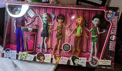 MONSTER HIGH STUDENT DISEMBODY DOLL SET 5 PACK Exclusive GILDA GOLDSTAG SLO MO • $130