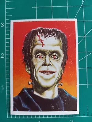 1984 SUPER EXITO HERMAN MUNSTER THE  MUNSTERS FRED GWYNNE POP Card Rare SPAIN • $15.99