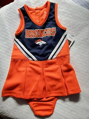 $18.99 • Buy New NFL Denver Broncos Cheerleader Outfit 4T
