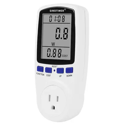 Plug In Power Meter Electricity Analyzer Monitor Voltage Wattmeter (US) • $20.60