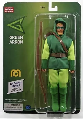 2021 Topps X Mego GREEN ARROW 8 Inch Action Figure Topps Limited Edition DC JLA • $19.99