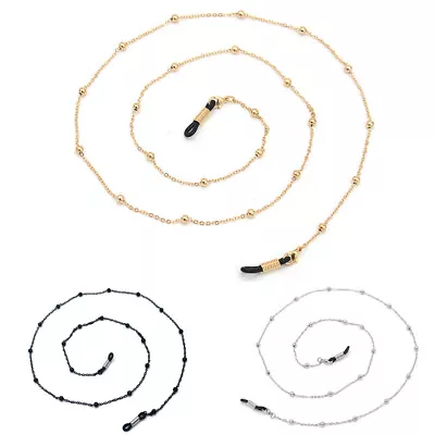$3.18 • Buy Women Reading Glasses Chain Metal Sunglasses Cord Bead Eyeglass Lanyard Strap