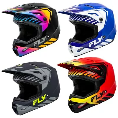 Fly Racing Mens Kinetic Menace Lightweight Protective Motocross Riding Helmets • $50.98