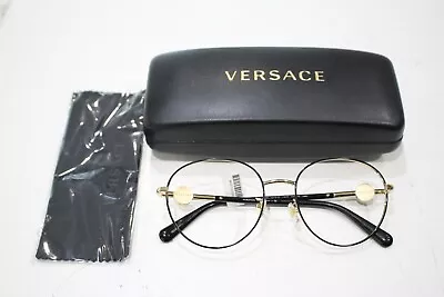 $219 • Buy VERSACE VE1273D Sunglasses In Gold And Black (frame Only)