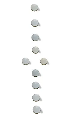 Inlay Set 4mm Dots White Mother Of Pearl (MOP) 10 Piece Set 080770WMOP • $8.69