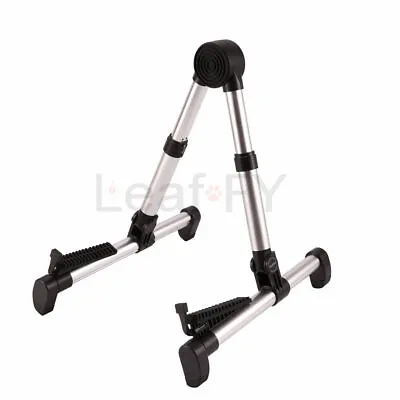 Folding Instrument Stand For Violin Ukulele Banjo Mandolin Guitar Silver • $21