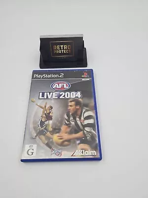 Near Mint Disc AFL LIVE 2004 - Sony PlayStation 2 Ps2 Complete W Manual Game • $14.99