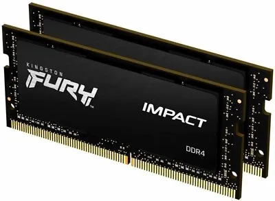 £129.47 • Buy Kingston 64GB RAM Fury Impact 2 X 32GB 3200MHz Sodimm DDR4