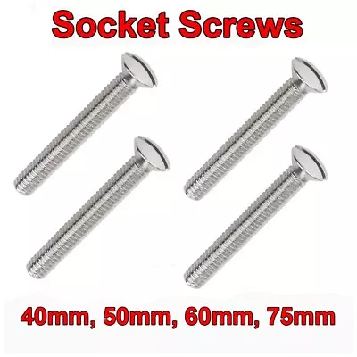 M3.5 ELECTRICAL SOCKET SCREWS SWITCH SCREWS LONG 40mm - 75mm *MULTI DISCOUNT* • £1.49