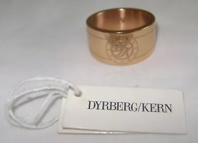 Dyrberg/Kern Monogram Ring Size R • $49.73